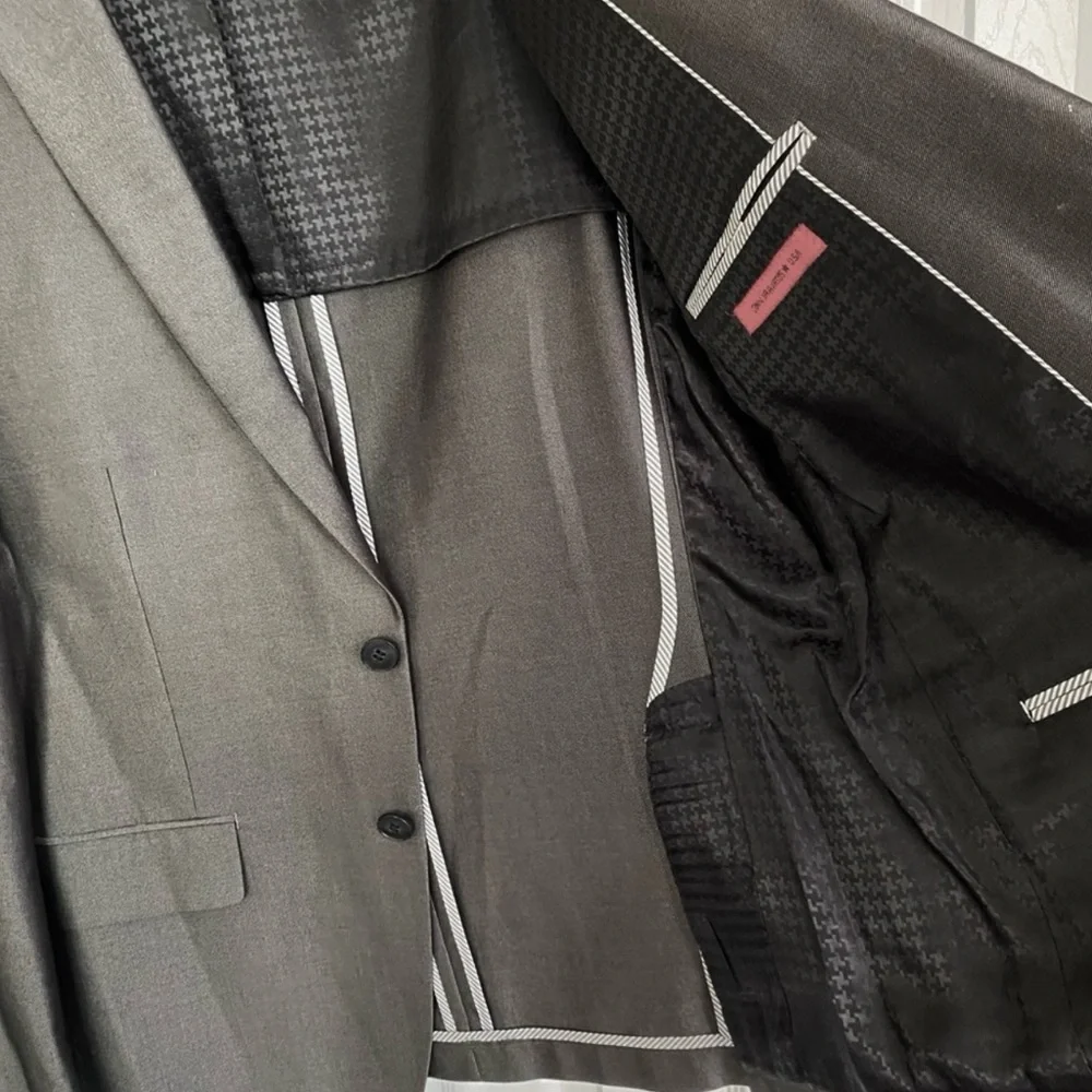 John Varvatos Gray Two Button Sports Jacket Blazer Men's Size 40R
